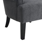 29 Upholstered Arm Chair with High-Density Foam and Channel Back