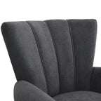 29 Upholstered Arm Chair with High-Density Foam and Channel Back