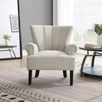 29 Upholstered Arm Chair with High-Density Foam and Channel Back
