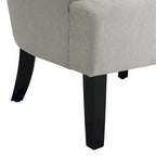 29 Upholstered Arm Chair with High-Density Foam and Channel Back