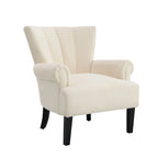 29 Upholstered Arm Chair with High-Density Foam and Channel Back