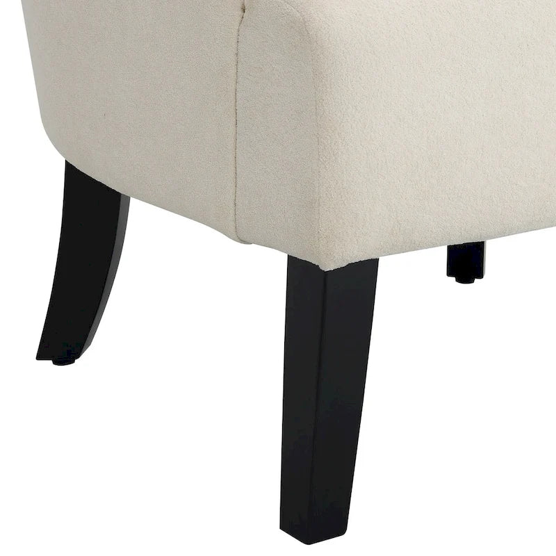 29 Upholstered Arm Chair with High-Density Foam and Channel Back