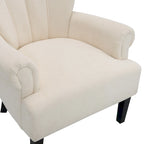 29 Upholstered Arm Chair with High-Density Foam and Channel Back