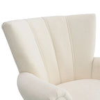 29 Upholstered Arm Chair with High-Density Foam and Channel Back