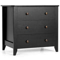3 Drawer Dresser Chest of Drawers Bedside Table for Living Room