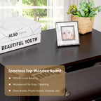 3 Drawer Dresser Chest of Drawers Bedside Table for Living Room