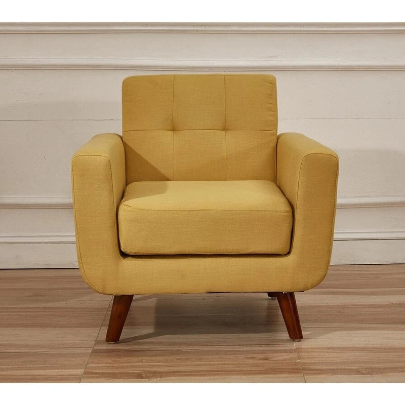 Mid-Century Tufted Upholstered Living Room Chair