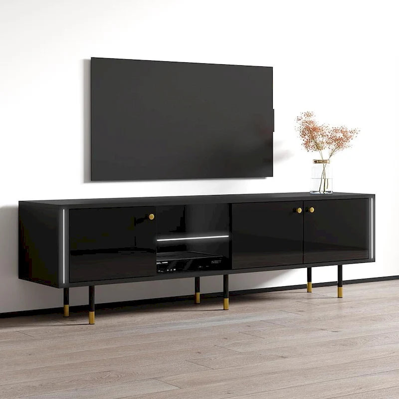 71-Zoll-moderner TV-Ständer mit Stauraum