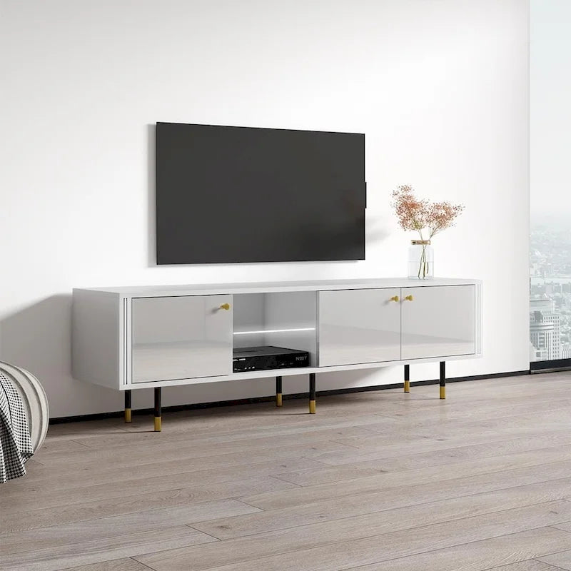 71-Zoll-moderner TV-Ständer mit Stauraum