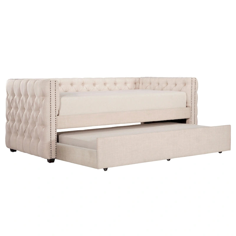 Twin Tufted Nailhead Daybed