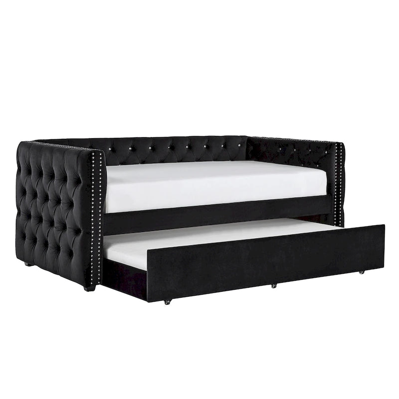 Twin Tufted Nailhead Daybed