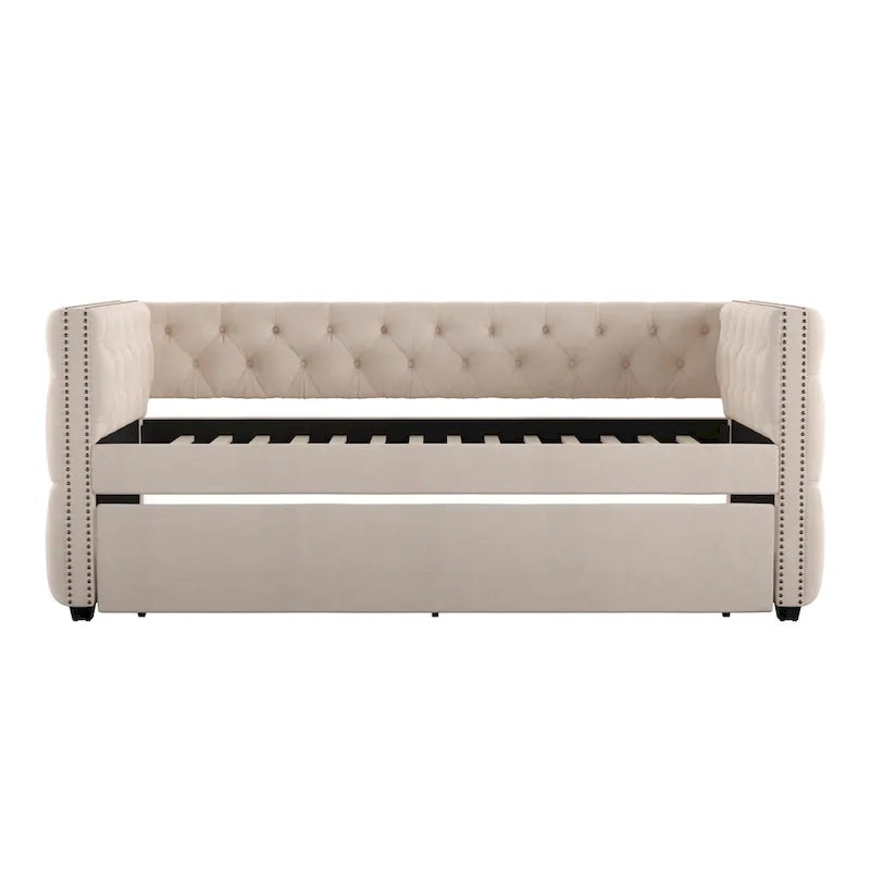 Twin Tufted Nailhead Daybed
