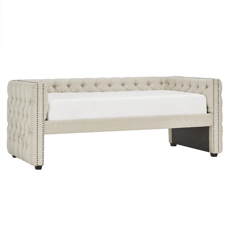 Twin Tufted Nailhead Daybed