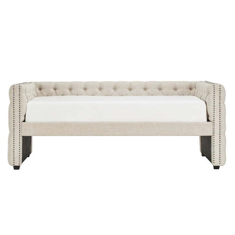 Twin Tufted Nailhead Daybed