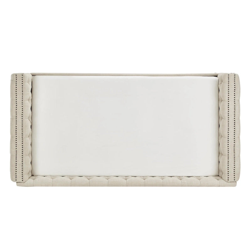 Twin Tufted Nailhead Daybed