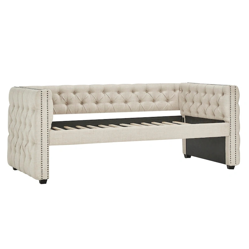 Twin Tufted Nailhead Daybed
