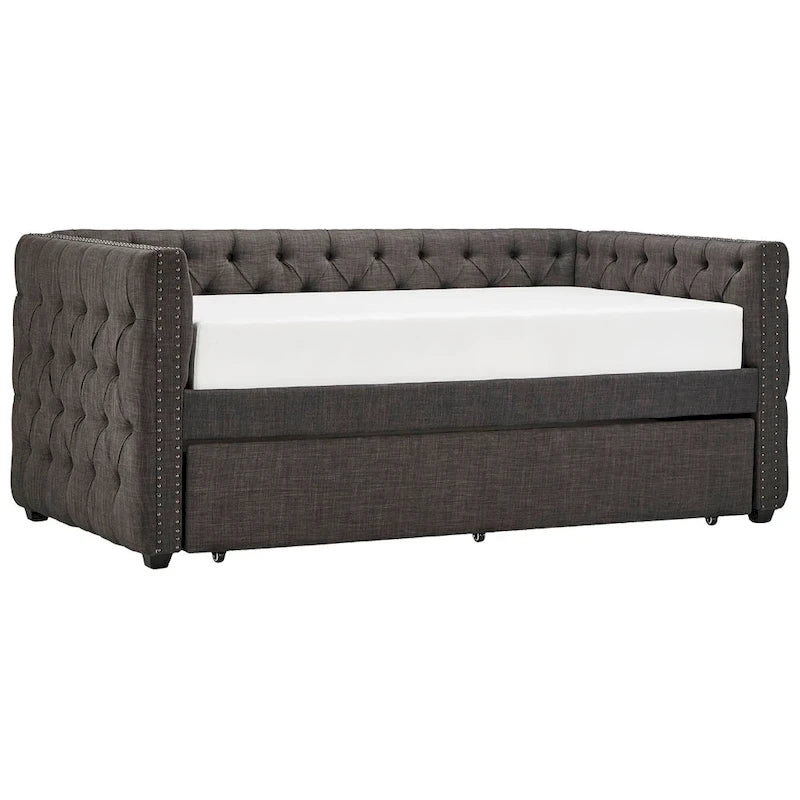 Twin Tufted Nailhead Daybed