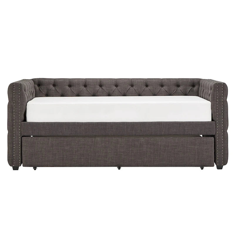 Twin Tufted Nailhead Daybed