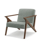 Wood Frame Upholstered Accent Chair