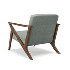 Wood Frame Upholstered Accent Chair