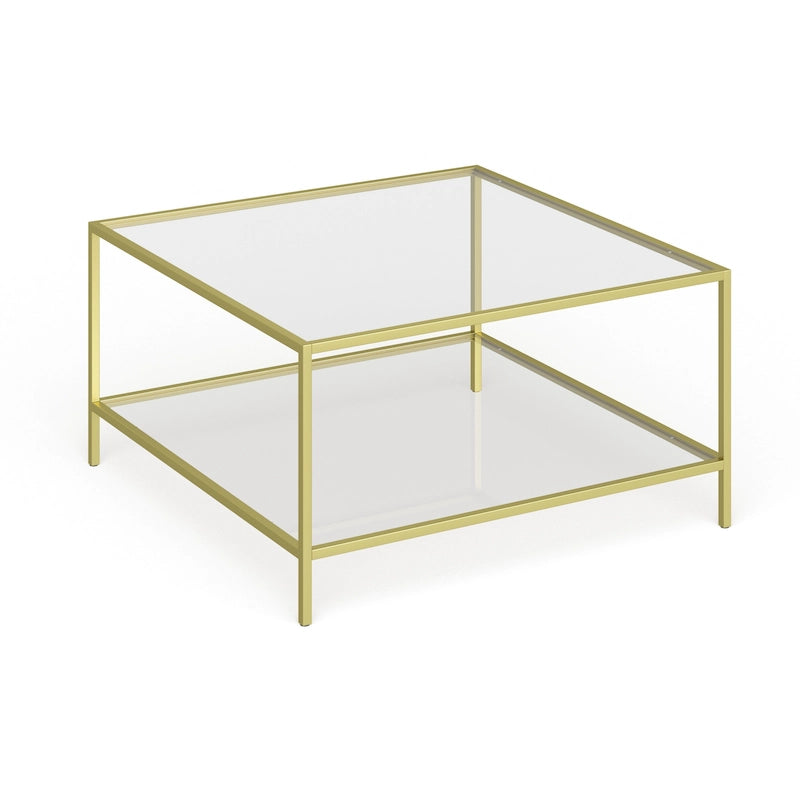 32 Square Coffee Table with Shelf