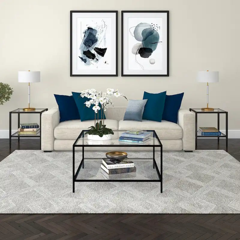 32 Square Coffee Table with Shelf