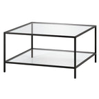 32 Square Coffee Table with Shelf