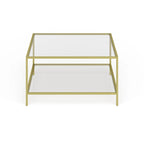 32 Square Coffee Table with Shelf