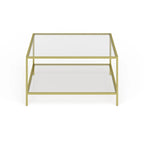 32 Square Coffee Table with Shelf