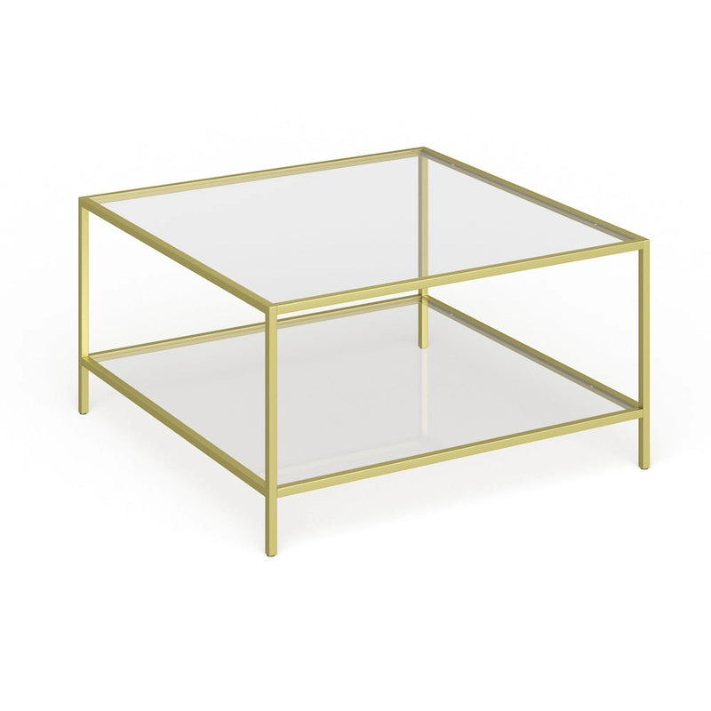 32 Square Coffee Table with Shelf