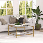 32 Square Coffee Table with Shelf