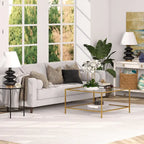 32 Square Coffee Table with Shelf