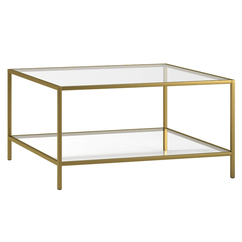 32 Square Coffee Table with Shelf