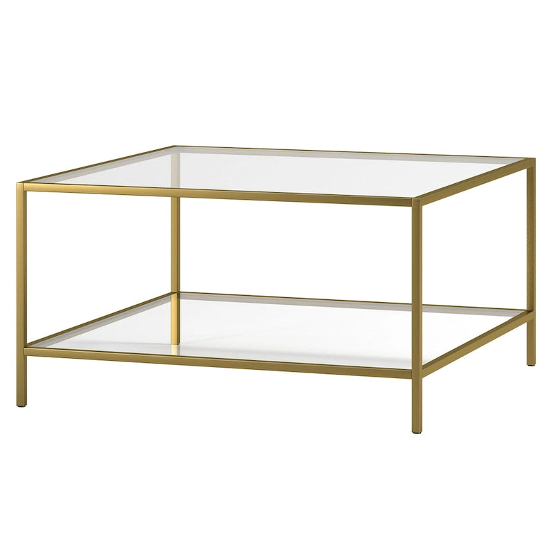 32 Square Coffee Table with Shelf