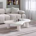 Cloud Coffee Table, Irregular Modern Coffee Table Decor with 4 Legs