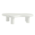 Cloud Coffee Table, Irregular Modern Coffee Table Decor with 4 Legs