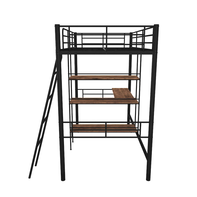 Twin Size Metal Loft Bed Twin Size Metal Loft Bed