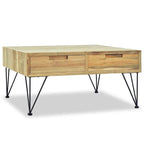 Coffee Table 31.5x31.5x15.7 Solid Teak
