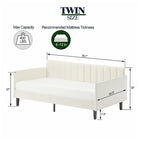 Twin Size Upholstered Daybed For Bedroom