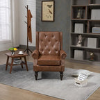 Sessel mit Holzgestell, moderner Akzentstuhl und Loungesessel fürs Wohnzimmer