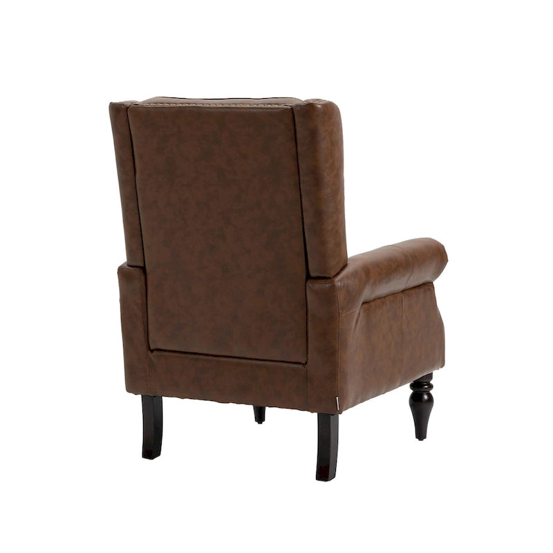 Sessel mit Holzgestell, moderner Akzentstuhl und Loungesessel fürs Wohnzimmer