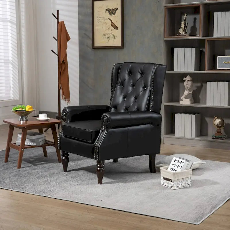Sessel mit Holzgestell, moderner Akzentstuhl und Loungesessel fürs Wohnzimmer