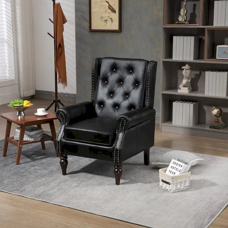 Sessel mit Holzgestell, moderner Akzentstuhl und Loungesessel fürs Wohnzimmer
