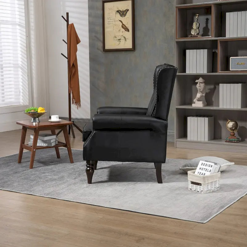 Sessel mit Holzgestell, moderner Akzentstuhl und Loungesessel fürs Wohnzimmer