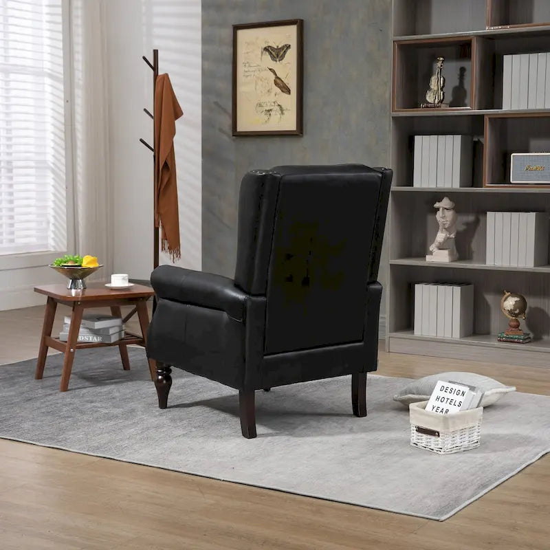 Sessel mit Holzgestell, moderner Akzentstuhl und Loungesessel fürs Wohnzimmer
