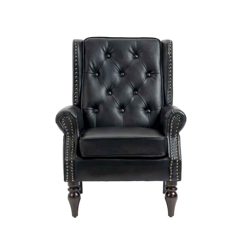 Sessel mit Holzgestell, moderner Akzentstuhl und Loungesessel fürs Wohnzimmer