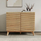 Studio London Zappa Oak Effect 2 Door Accent Cabinet Modern Storage
