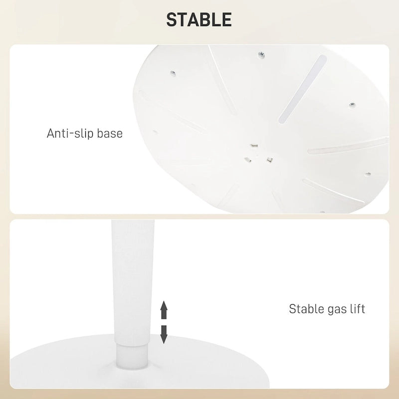 Standing Desk Chair, Ergonomic Backless Wobble Stool, Height Adjustable Tall Office Chair Inches