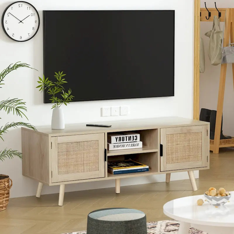 47 Modern TV Stand Entertainment Center Media Console Table for up to 65 TV - 47 inches in width