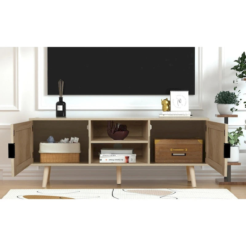 47 Modern TV Stand Entertainment Center Media Console Table for up to 65 TV - 47 inches in width